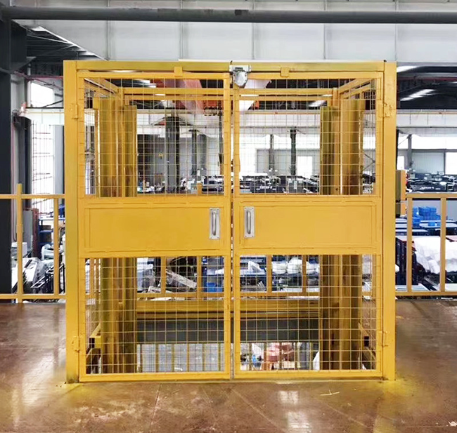 闽侯智能导轨式升降机亮相